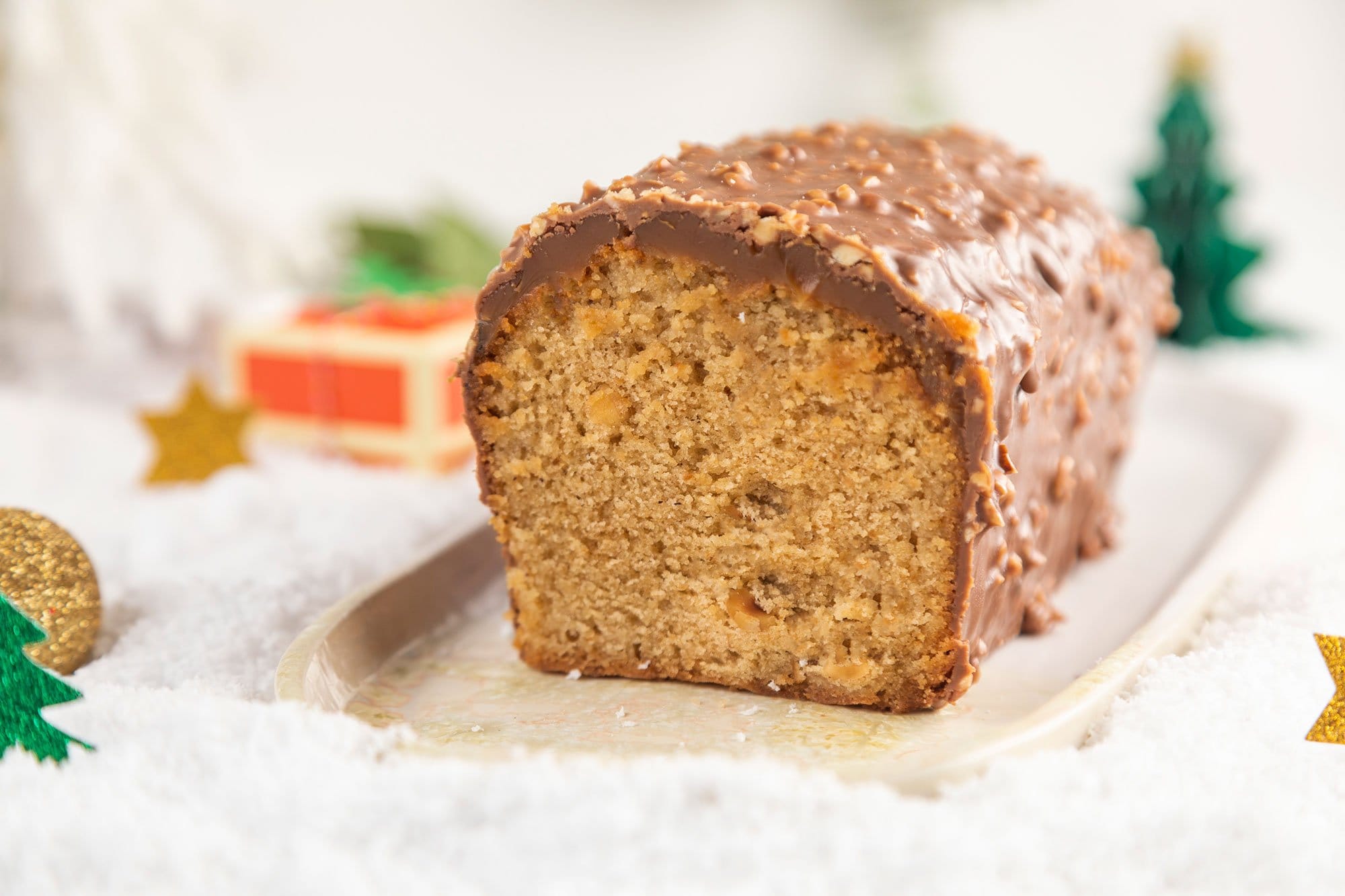 Obstkuchen, Karamell & Haselnüsse
