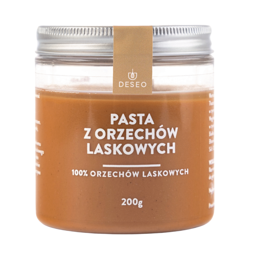 pasta z orzechów laskowych 200g DESEO