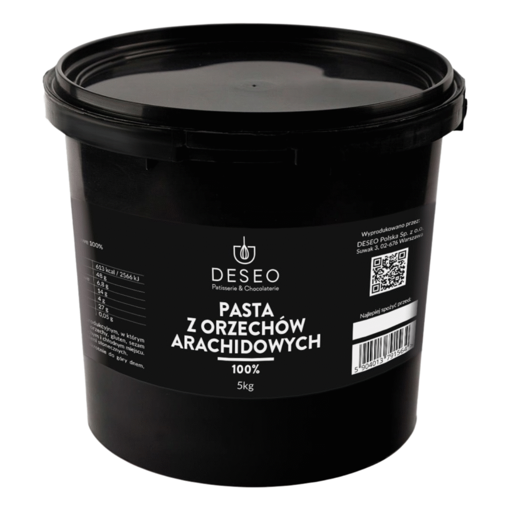 Pasta z orzechów arachidowych 5kg DESEO