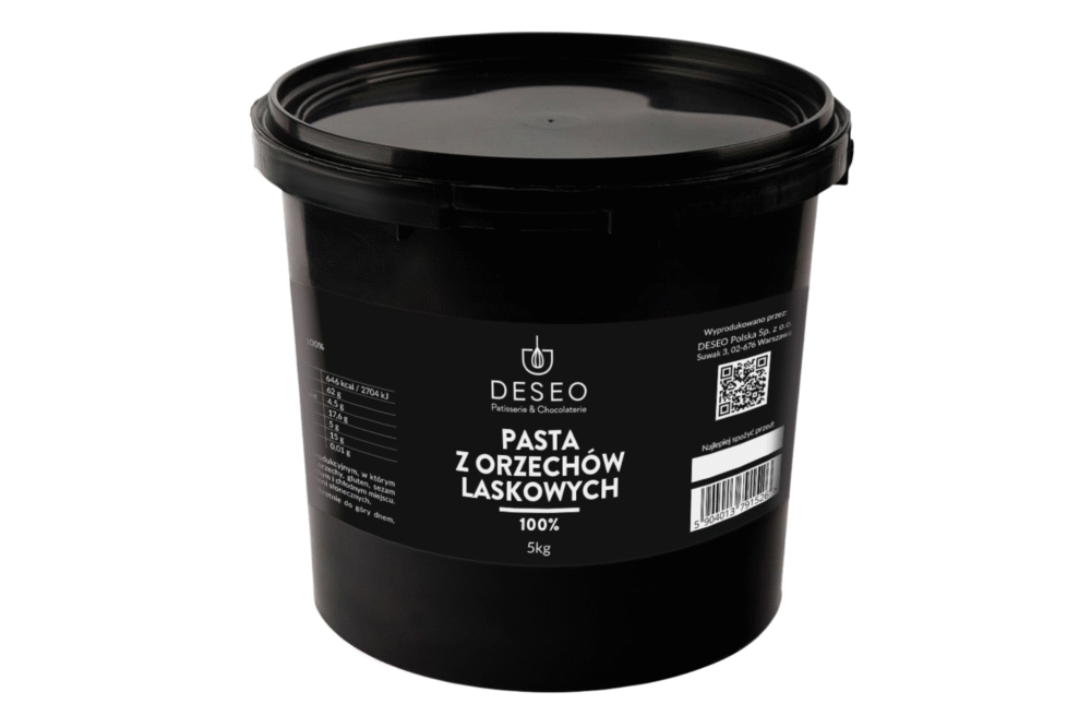 Pasta z orzechów laskowych 5kg DESEO