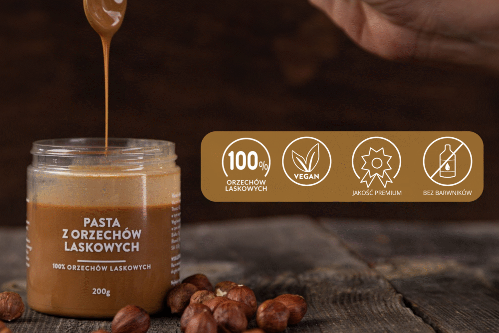 pasta z orzechów laskowych infografiki