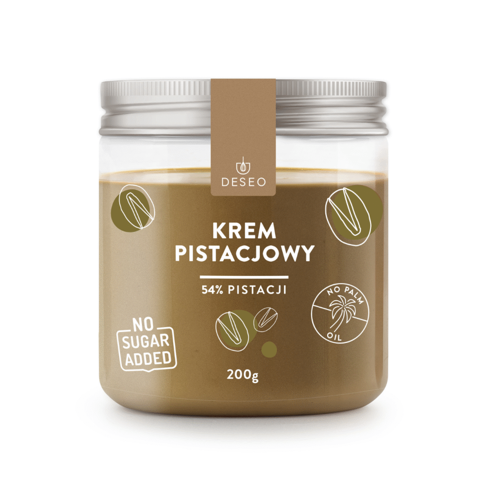 krem pistacjowy BEZ CURKU 200 g DESEO