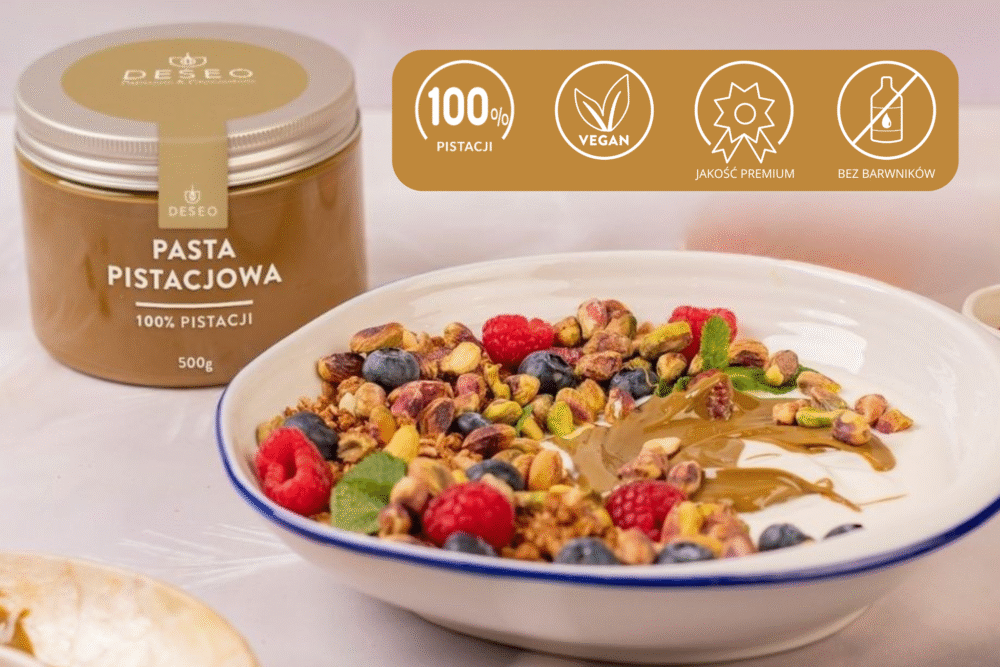 pasta pistacjowa 500g DESEO - INFO