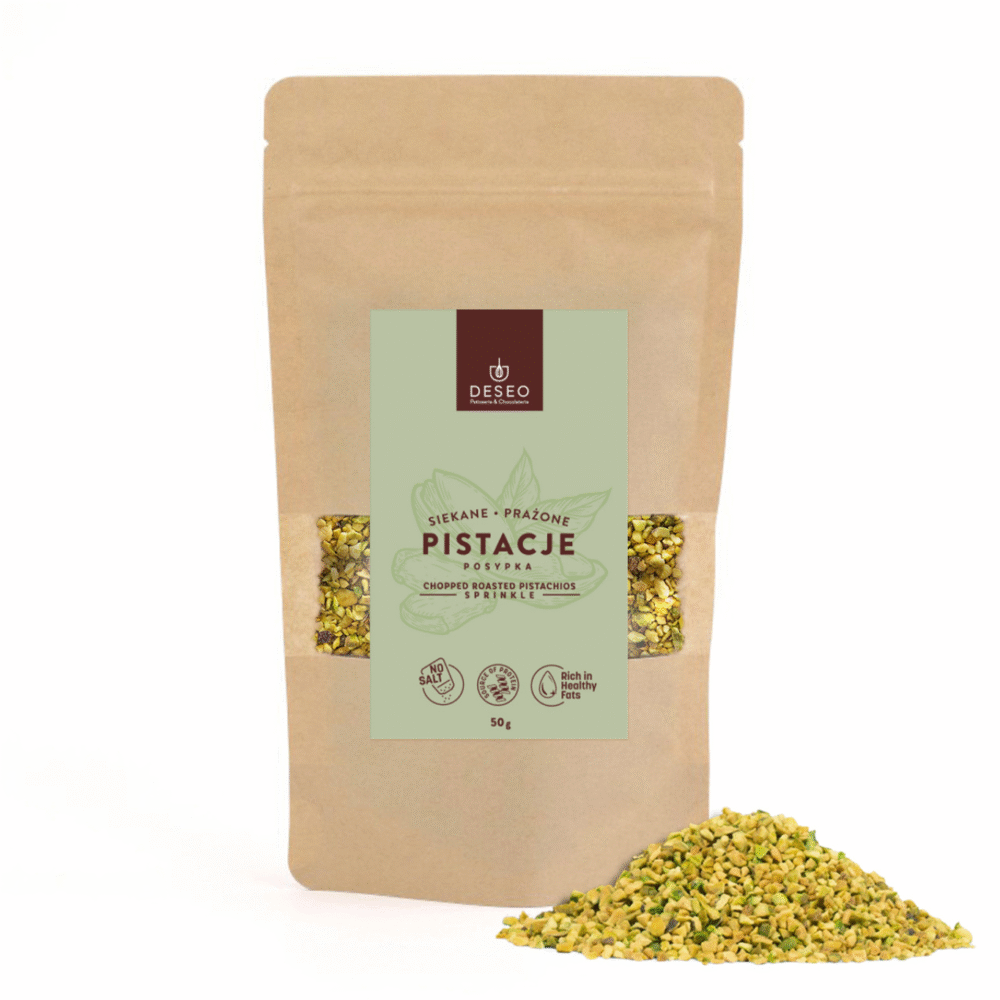 Siekane prażone pistacje - posypka