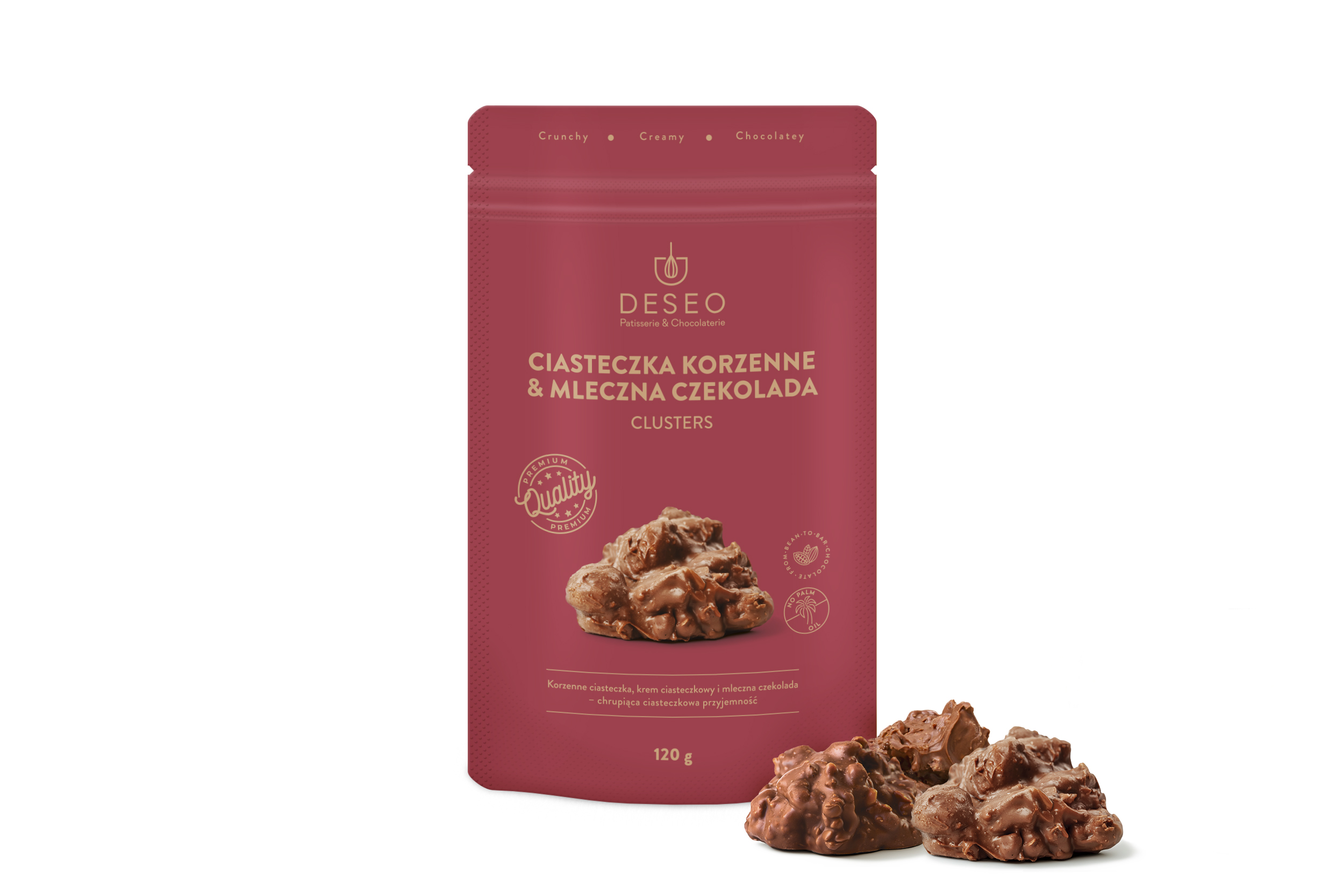 clusters CIASTECZKA KORZENNE mleczna czekolada