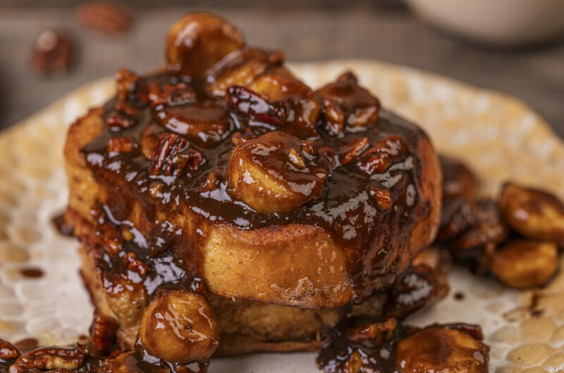 TOSTY FRANCUSKIE À LA BANANAS FOSTER, czyli tosty francuskie z bananami w karmelu!