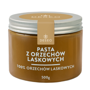 Pasta z orzechów laskowych 100% 500g