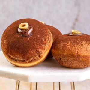 Zestaw 4 x Pączek Czekolada & Orzech Laskowy