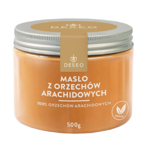 Masło z orzechów arachidowych 100% 500g