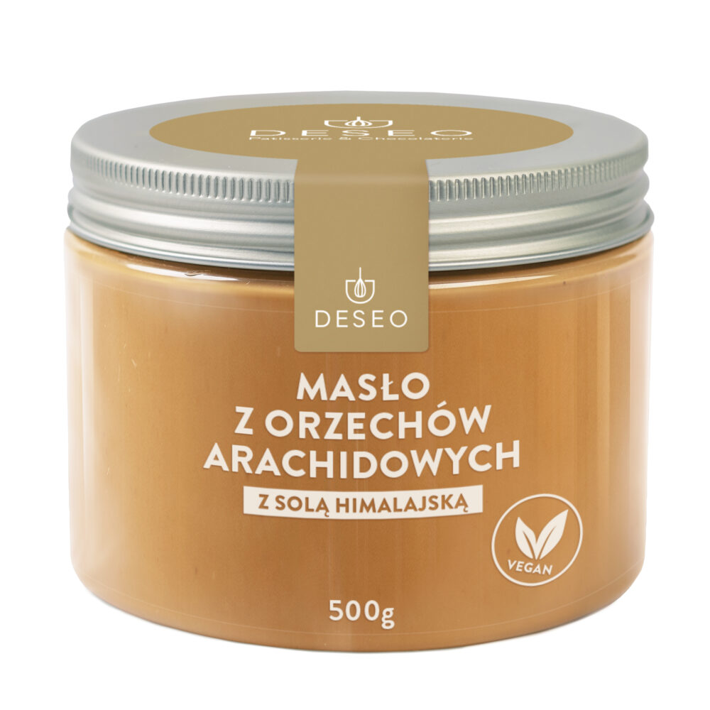 Masło z orzechów arachidowych z solą himalajską 500g
