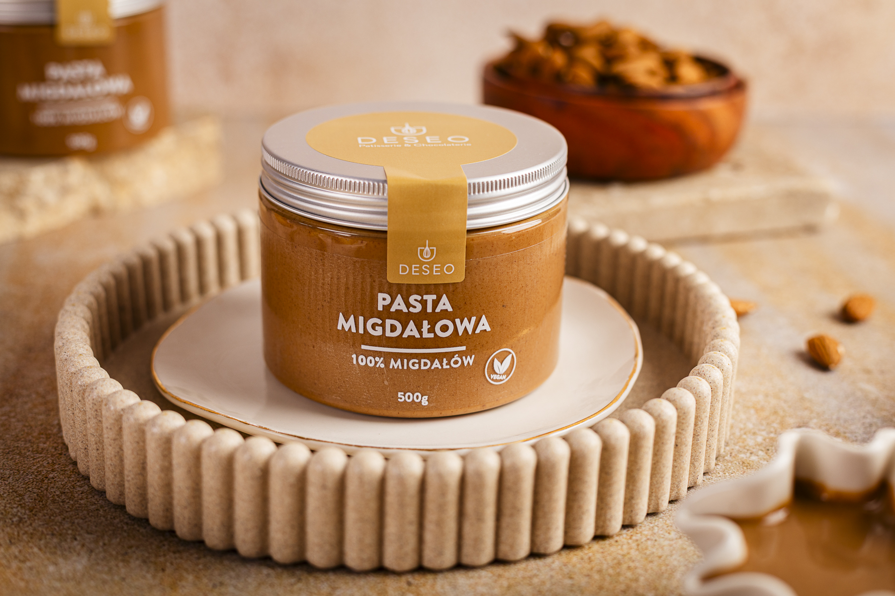 Pasta migdałowa 100% 500g