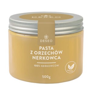 Pasta z orzechów nerkowca 100% 500g